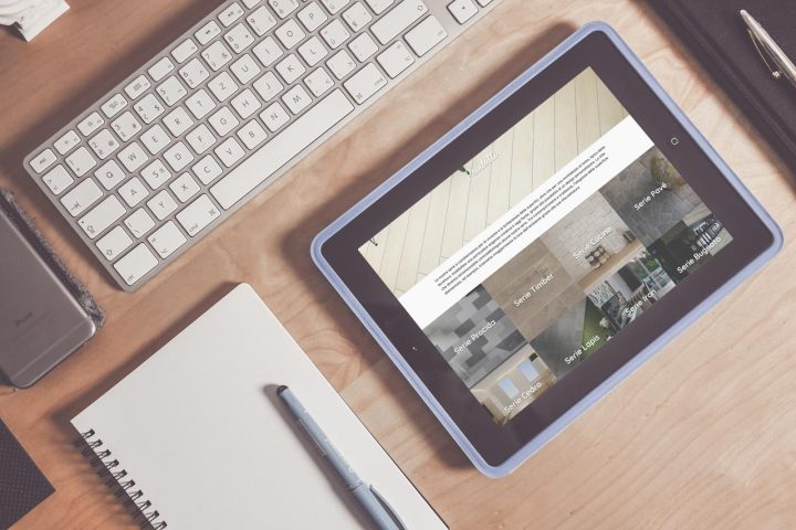 RB Ceramiche - Sito Web Aziendale - Responsive Design - Tablet