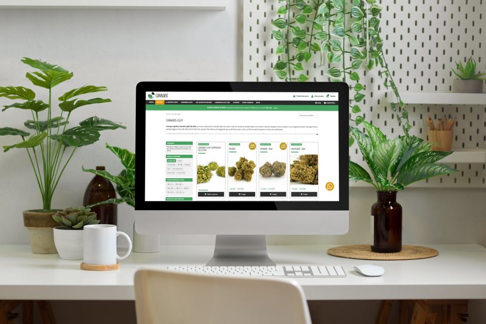 Cannapa - Sito.Agency - Realizzazione siti web per e-commerce cannabis light - Roma